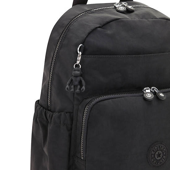 Kipling Maisie Diaper Backpack Handbag Black Noir | AU 1281JP